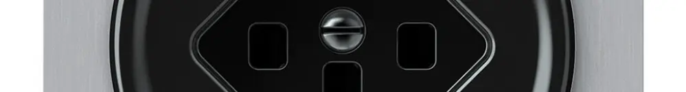 Presa INC origin 1×tipo 23 16A 230V 77×77mm nero 
