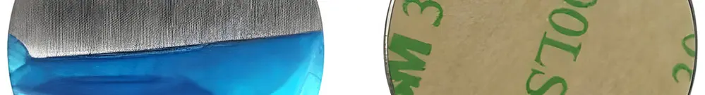 Montagescheibe DOTLUX QUICK-FIX Aluminium Ø20 Silber mit Klebeband 100 Stk 