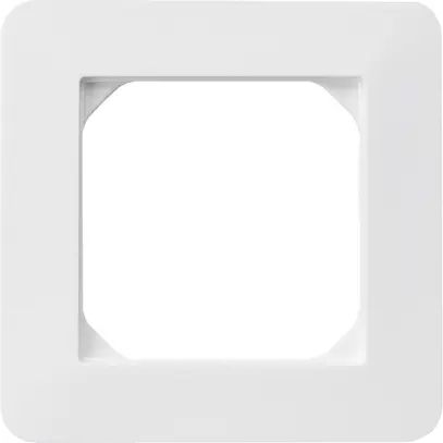 Intestazione INC Hager kallysto.trend 1×1 94×94mm bianco 