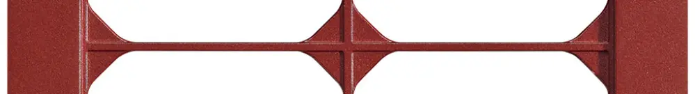 Telaio di copertura INC kallysto.trend 2×2 orient 154×154mm 