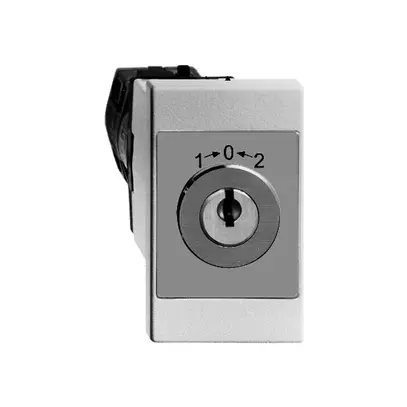 Contatto rotativo a chiavo INS Feller, 1L c.serratura di sicurezza, bi, "1→0←2" 