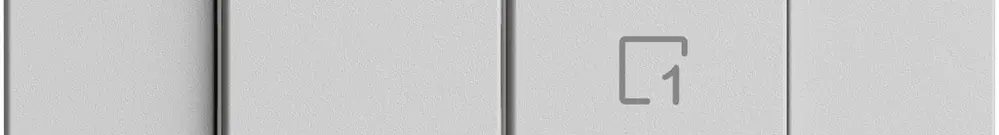 Interruttore 1K/2T scena Edue Wiser grigio chiaro 