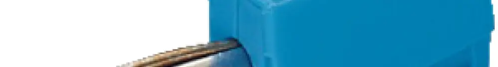 Spina a banana WAGO blu 