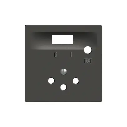 Frontplatte FI T12 EDIZIOdue schwarz 