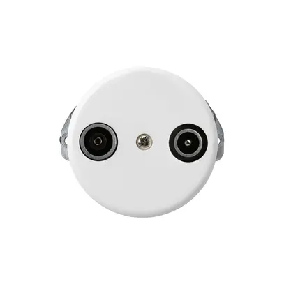 Presa di passaggio INC basico TV-R 19dB bianco 