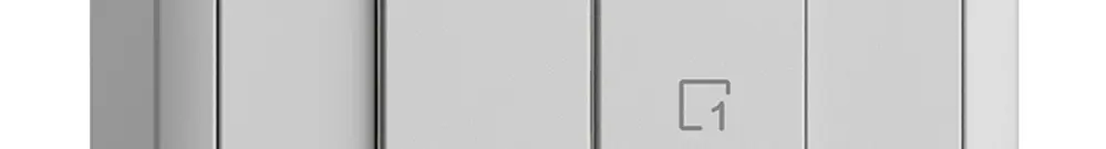 Interruttore AP 1K/2T scena Edue Wiser grigio chiaro 
