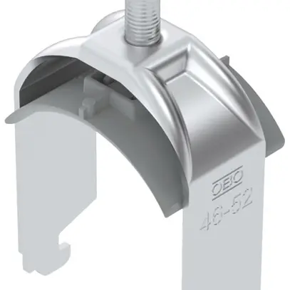 Fixation rapide BET 2056 pied à N matière synthétique 46…52mm 1×câble aluminium 