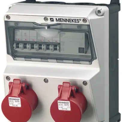 Distributore murale Mennekes AMAXX IP44 gr/ne 