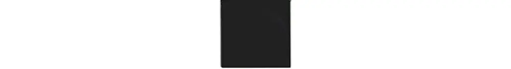 Touche EDIZIOdue elegance 1/1 sans symbole nickel noir po 