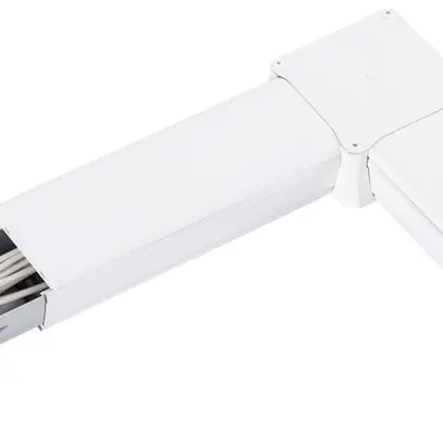 Connecteur d'angle droite RTS 8 fils, blanc 