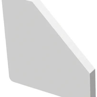 Capot de fermeture SLV GRAZIA 10 EDGE 20×7×20mm ABS blanc 