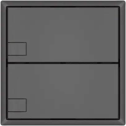 KNX-Taster RGB EDIZIO.liv SNAPFIX® Temperaturfüh.o.LED 2×Taste 1-Tbed.dgu 