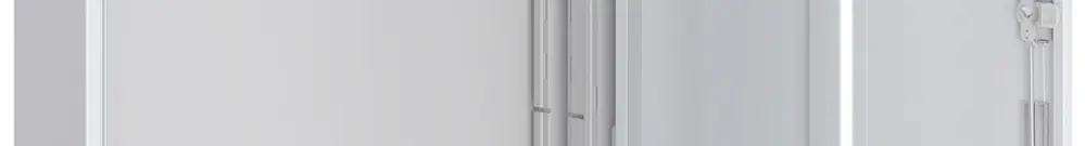 Coffret mural PrismaSeT XL IP44 a.porte 550×1100×210mm 2 champs 7 rangées 