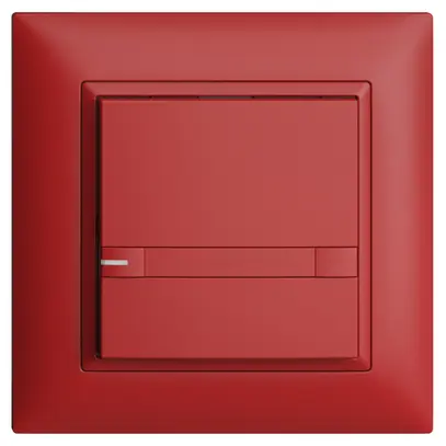 Pulsante KNX RGB INC EDUE FMI, 250mW, c.LED RGB, carta, 1×pulsante, C.2×T., ber 