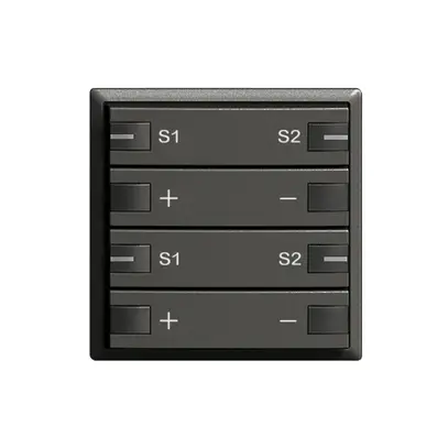 Kit frontal 2×variateur scène 2c/4t ZEP EDIZIOdue noir 