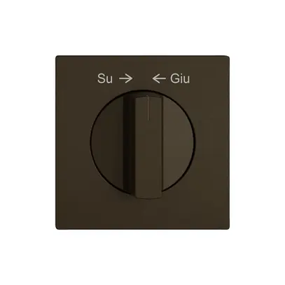 Kit di montaggio EDIZIO.liv SNAPFIX® p.pulsante girevole manop.Su → ← Giù ma 