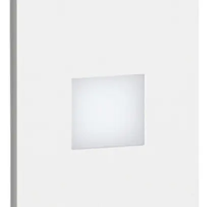 Coperchio tasto Living Now 1 modulo con grande finestra di illuminazione bianco 