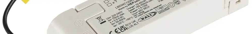 Alimentation LED SLV 12W DALI 200mA avec interface radio pour NUMINOS 