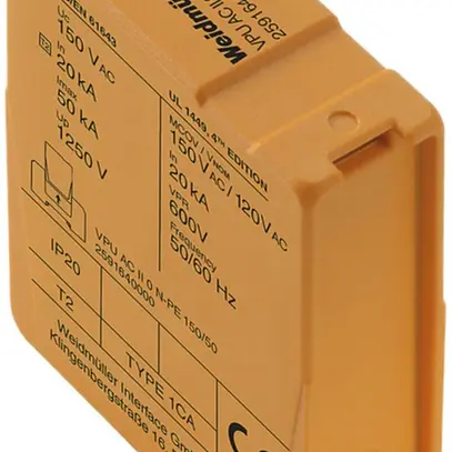 Parafoudre de rechange Weidmüller VPU AC II 0 150/50 