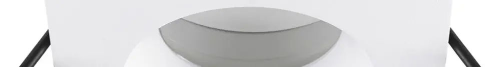 Cadre d'encastrement SLV NEW TRIA 68 aluminium 82×82×34mm blanc 