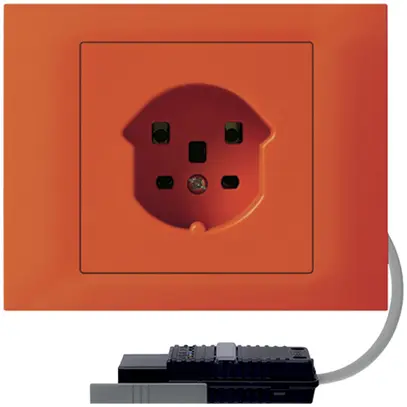 Presa INS HA kallysto tipo 25 con morsetti a innesto G2704 RK arancione 