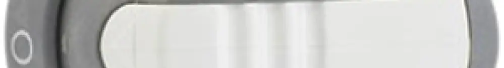 Poignée pistolet ABB pour OT16-125F gris IP65 axe 45mm verrouillable 