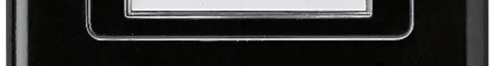 Placca di copertura INC basico 3×1 43+16+16mm nero 
