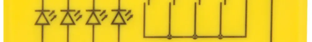 Alimentation LED Shelly Plus RGBW PM Bt/Wi-Fi 1×sort 0…240W 12…24V 42×37mm jaune 