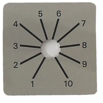 Potentiomètre avec bouton rotatif POTTSET 1 Mohm 