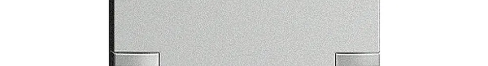 Touche 1/2 KNX/électron.a.LED EDIZIOdue 2× commande simple, silver 