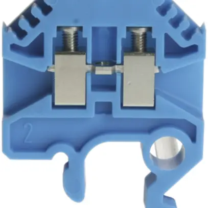 Morsetto di passaggio componibile WZ 0.5…2.5mm² 20A 800V vite 2×1 TH35/G32 bl 