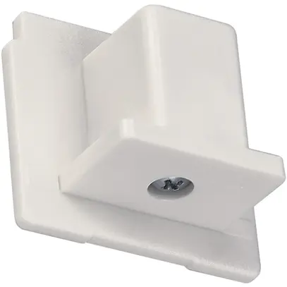 Plaque de fermeture SLV pour rail conducteur AP EUTRAC 3-phases, blanc 