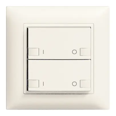 Poussoir ENC ZEP 2c/2t ON-OFF station centrale EDIZIOdue blanc 