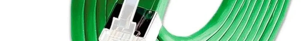 SLIM Cavo patch: U/FTP, 0.50m, verde C6A, LSOH, jack non infrangibile, 3,8 mm 