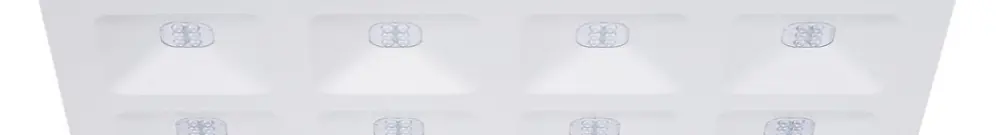 EB-LED-Deckenleuchte QUADRO UGR16 DALI 600×600 36W 4600lm 840 weiss 