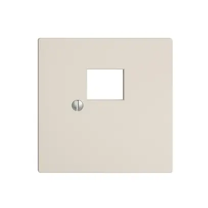 Placca frontale 1×RJ45 EDIZIOdue crema, R&M swissline 