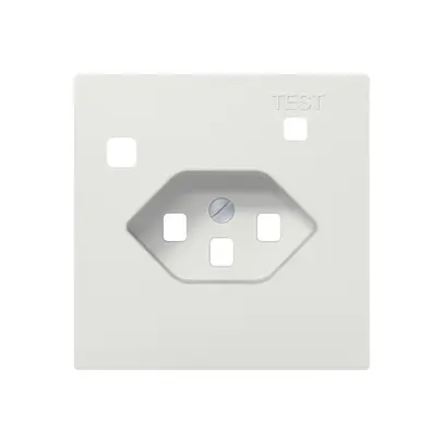 Kit frontal SIDUS Z/E pour prise FI T23 blanc 