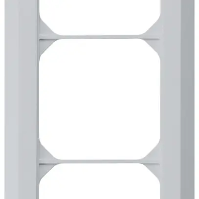 Telaio di copertura INC kallysto.line 3×1 grigio chiaro 92×212mm 