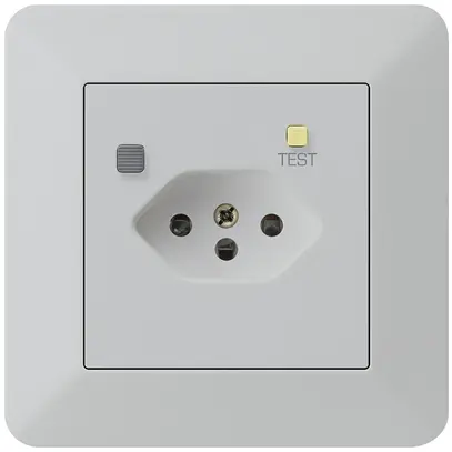 Presa INC KTR T13 FI 30mA grigio chiaro 
