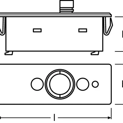 Sensore di luce/presenza INS DALIeco LS/PD LI NP, INS 41…55.4×14…15.4mm 