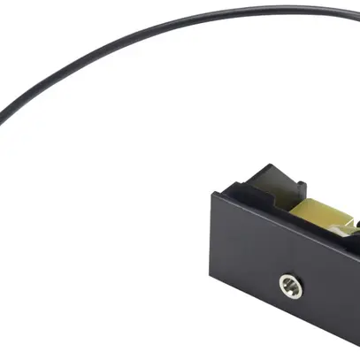 Module Jack Cecoflex pour système de montage AV, 3.5mm f/f, câble, noir 
