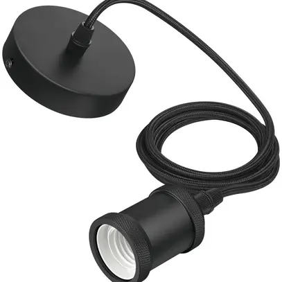 Lampada sospesa Philips CORD Modern E27, 40W, 2m, nero 