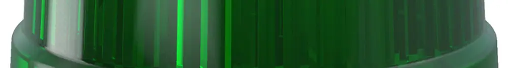 Blitz- und Dauerleuchte WERMA Mini TwinLIGHT Combi, 24VAC/DC, grün 