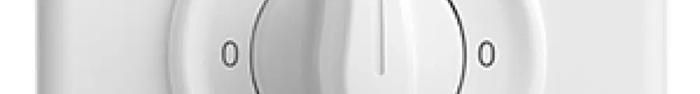 Interrupteur rotatif ENC STANDARDdue 2/1L 0-Manuel-0-Aut blanc 