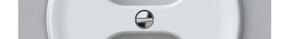 Presa INC origin 2×tipo 13 1×S 10A 230V 77×77mm bianco 