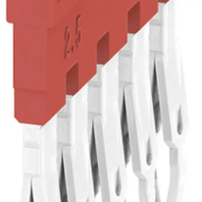Connessione trasversale Weidmüller ZQV 2.5N/5 RD inserito 5L 5.1mm 24A ro 