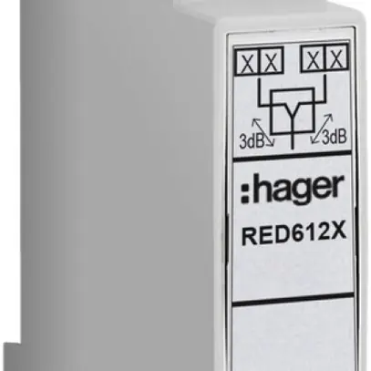 Distributeur audio/vidéo AMD Hager 2 fois 2-fils, pour interphone 