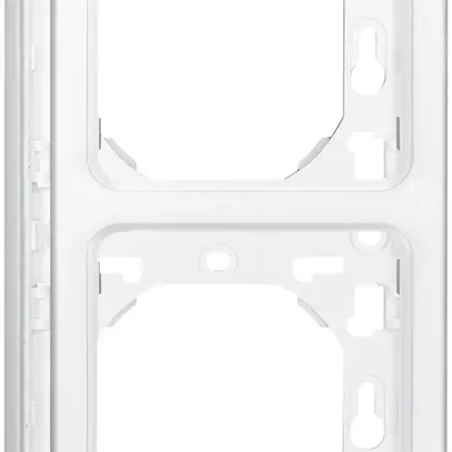 Plaque de montage ENC PLEXO 2×1 blanc 