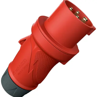 Stecker CEE Mennekes PowerTOP Xtra 4P 32A 400V 6h rt IP54 Schraubklemme 