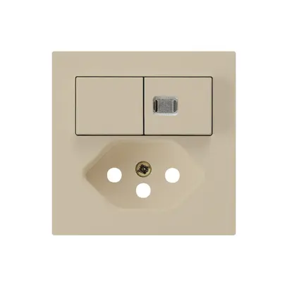 Kit frontale kallysto 60×60 beige con 1 lente per combinazione S1/T13 